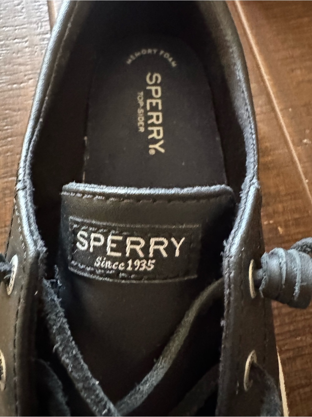 Sperry Black Women's Low-Top Lace-Up Sneaker